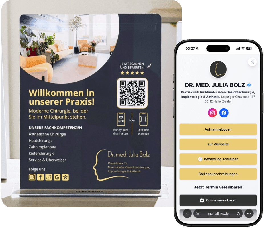 mumaboard bei Dr. med. Julia Bolz - digitale Patienteninformationen